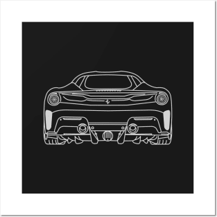 Ferrari 488 Pista Posters and Art